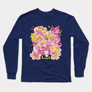 Pink Dream Girl Long Sleeve T-Shirt